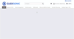 Desktop Screenshot of clicksonic.com